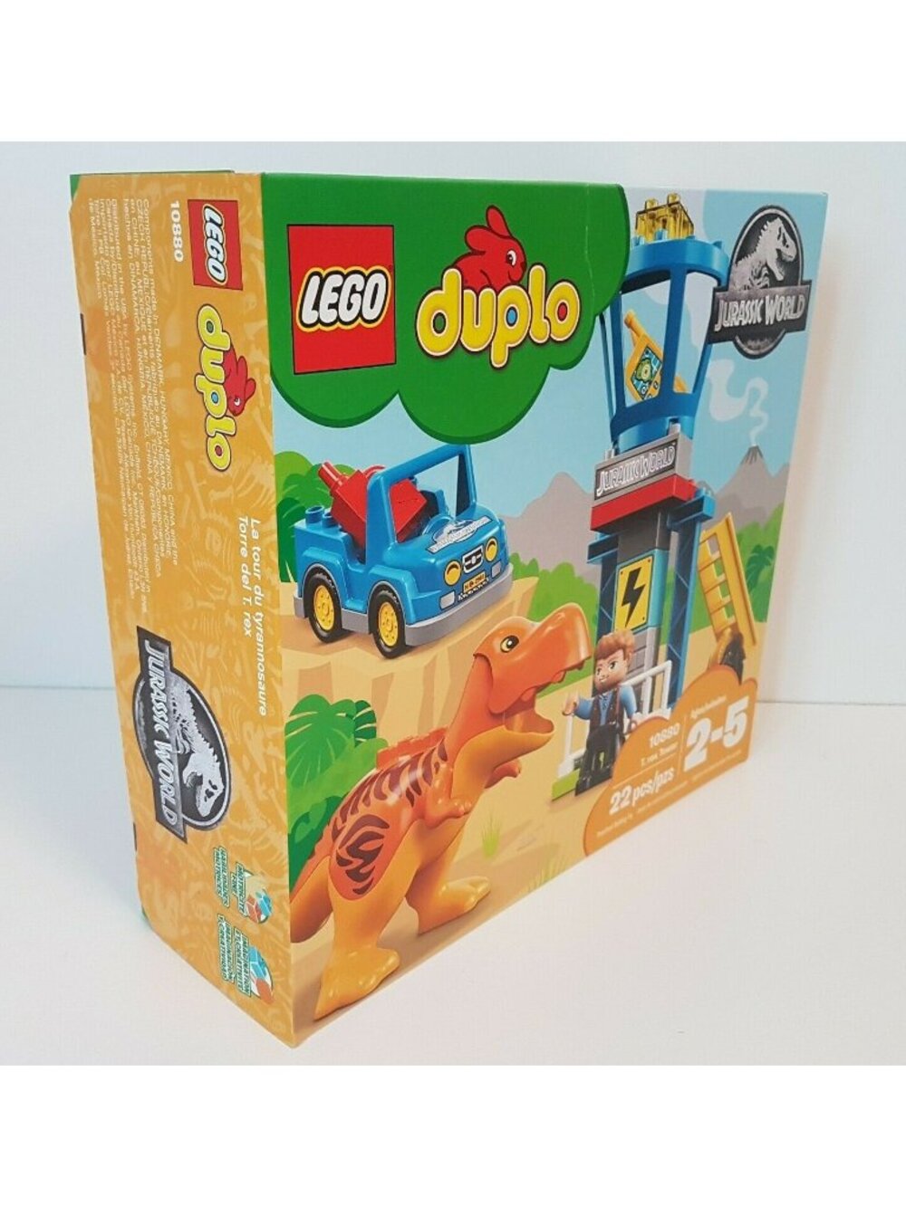 LEGO DUPLO Jurassic World T. Rex Tower Dinosaur Set 10880 NEW - BOX CREASED